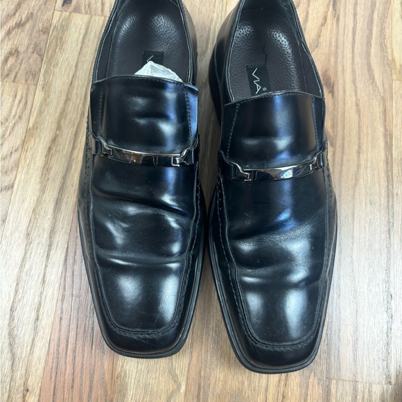 Studio Via Spiga Black Leather Dress Shoes 10 M main image 4